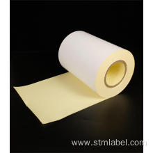 Direct Thermal TOP Freezer Adhesive Yellow Glassine